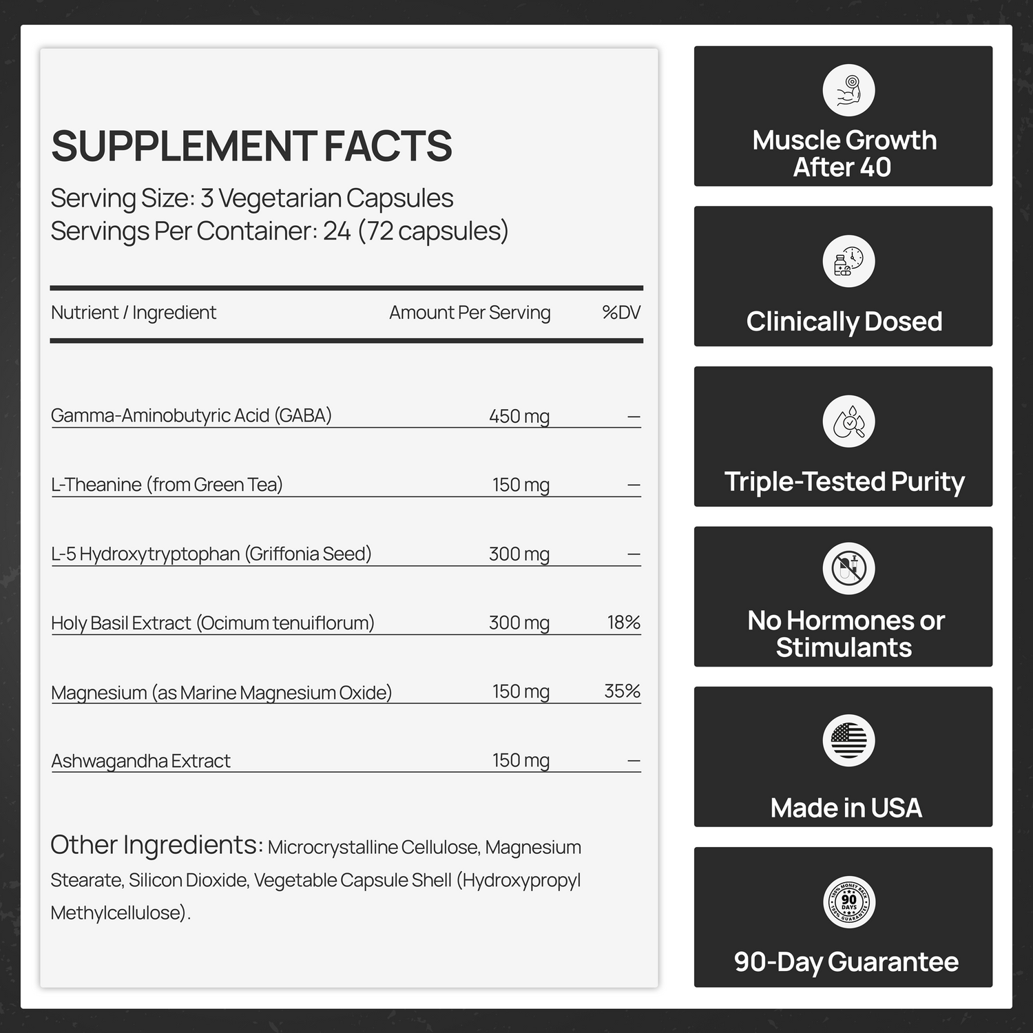 Nutrition label