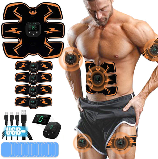 Power ABS Stimulator 2025 - ABS + Arms + Legs + 10 Gel Pads